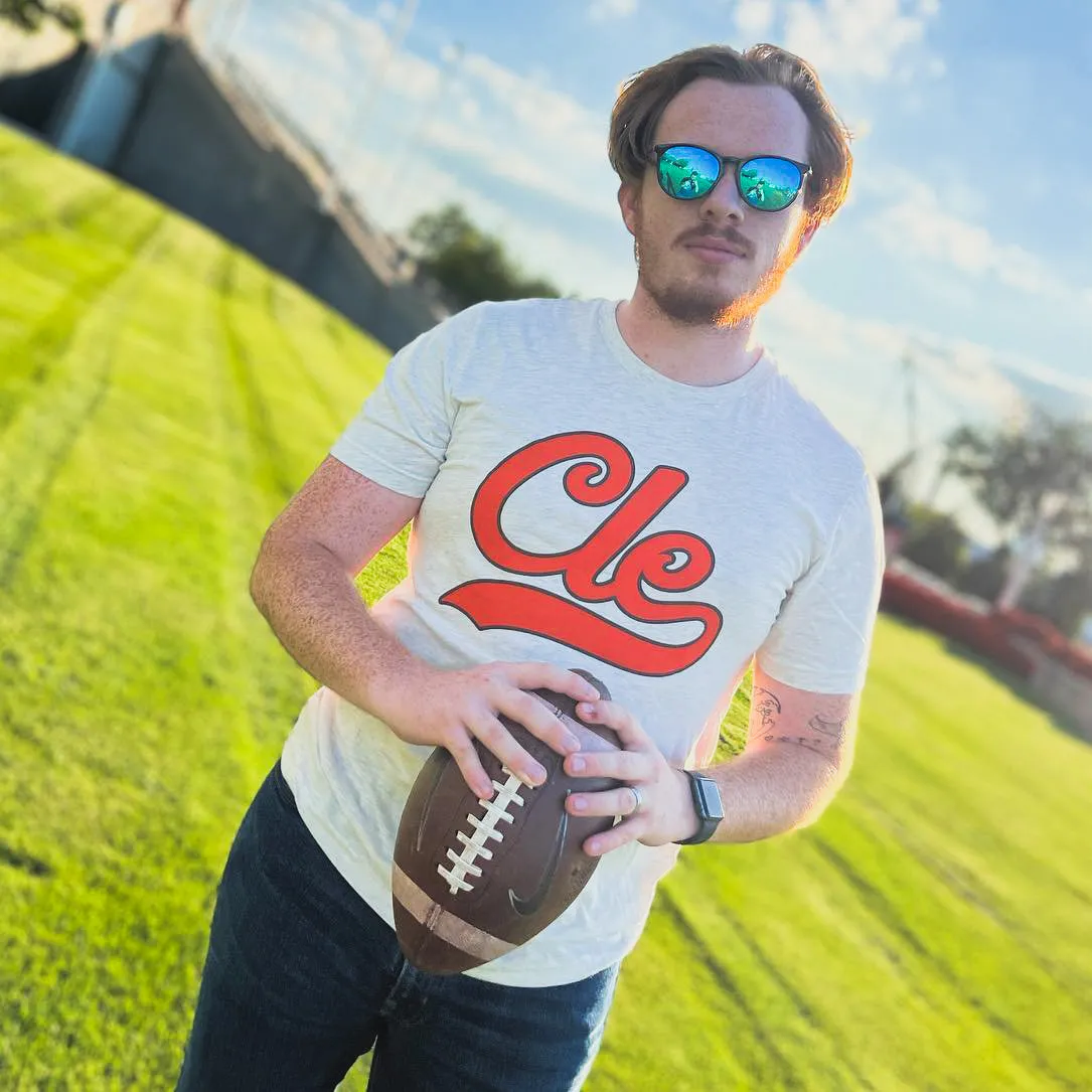 CLE Endzone Script - Unisex Crew T-Shirt