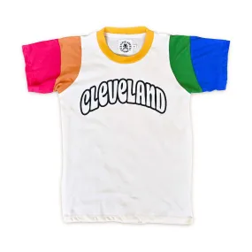 Cleveland Arch Rainbow - Unisex Crew T-Shirt