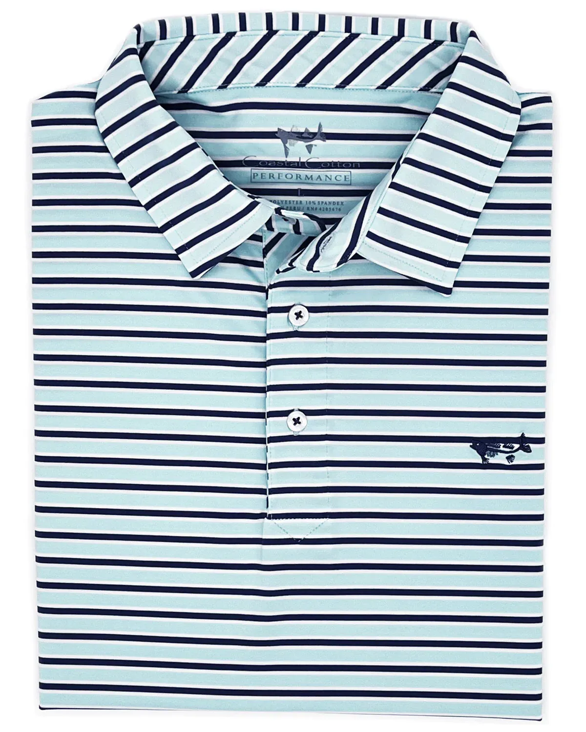 Coastal Cotton Performance Polo