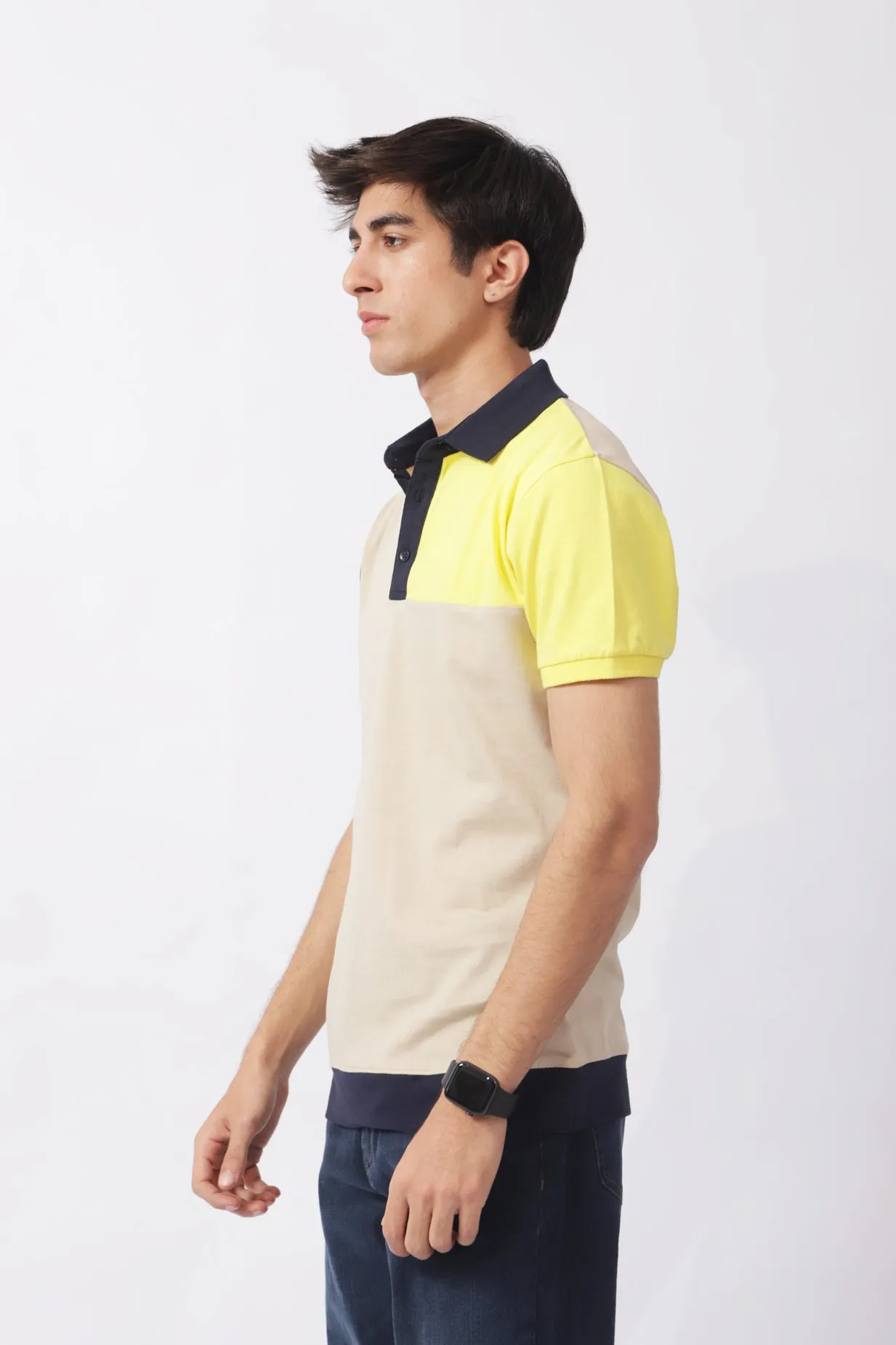 COLOR BLOCKING POLO