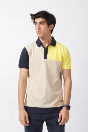 COLOR BLOCKING POLO