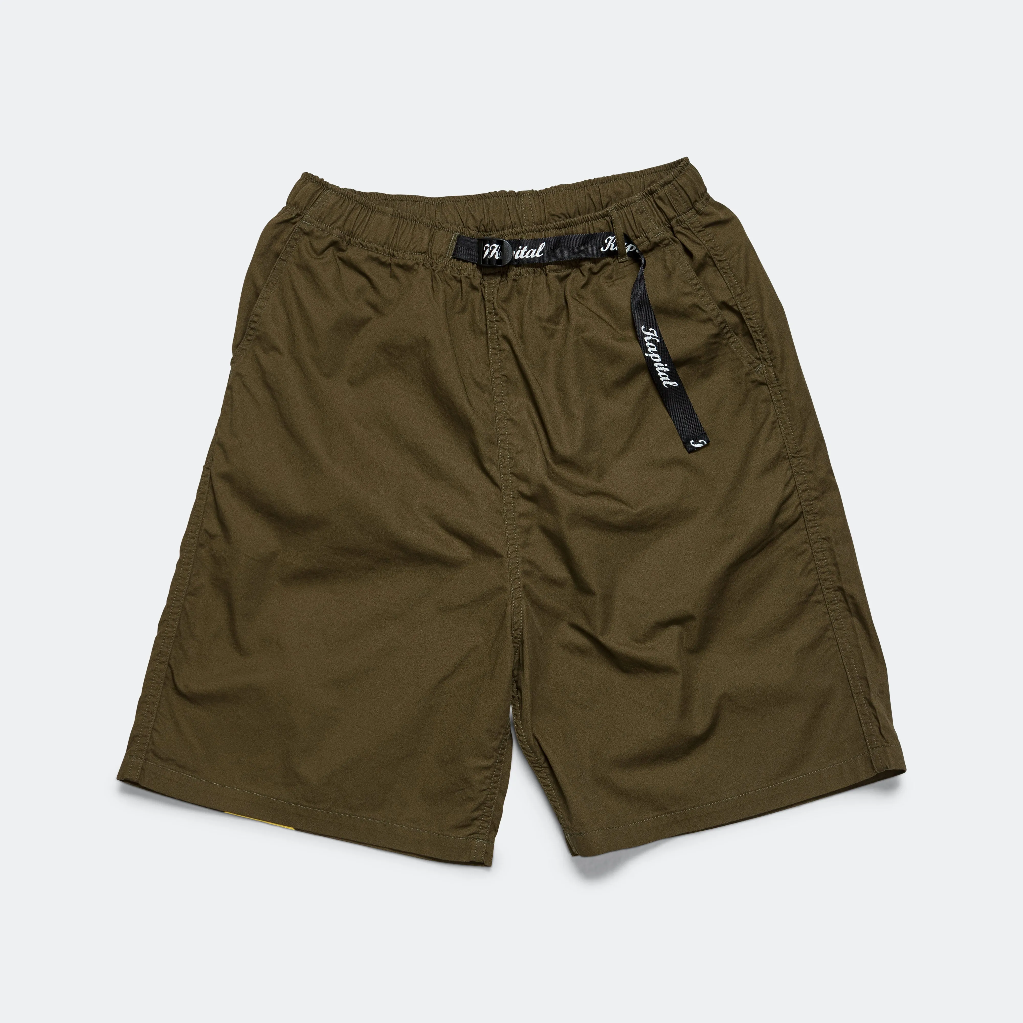 Combed Burberry EASY Shorts (RAINBOWY) - Khaki/Yellow