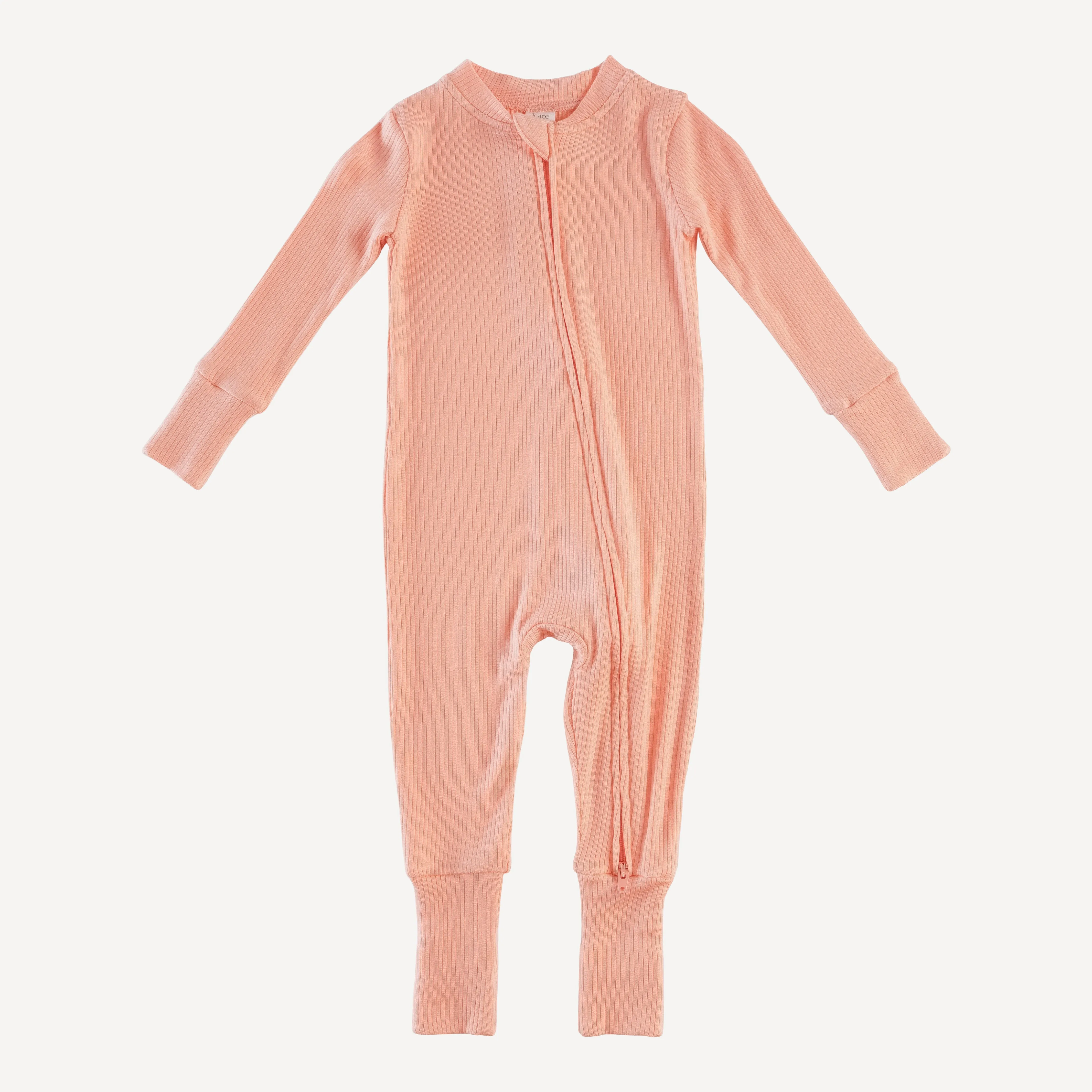 convertible zippy pjs | peach quartz | modal skinny rib