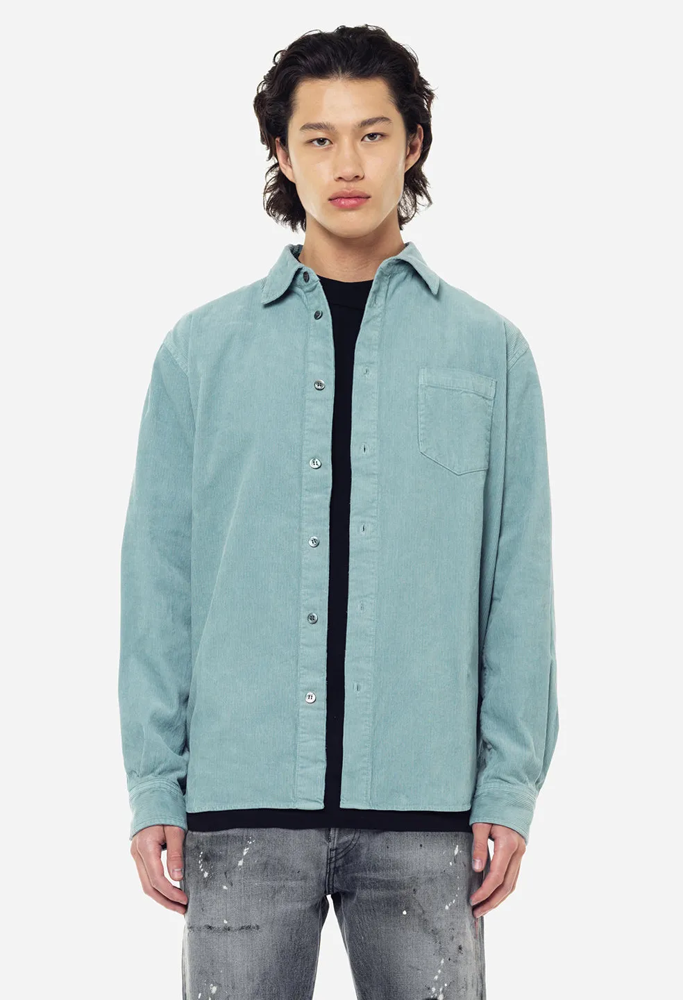 Corduroy Shirt / Baby Blue