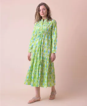 Corfu Dress - Farsi Lime