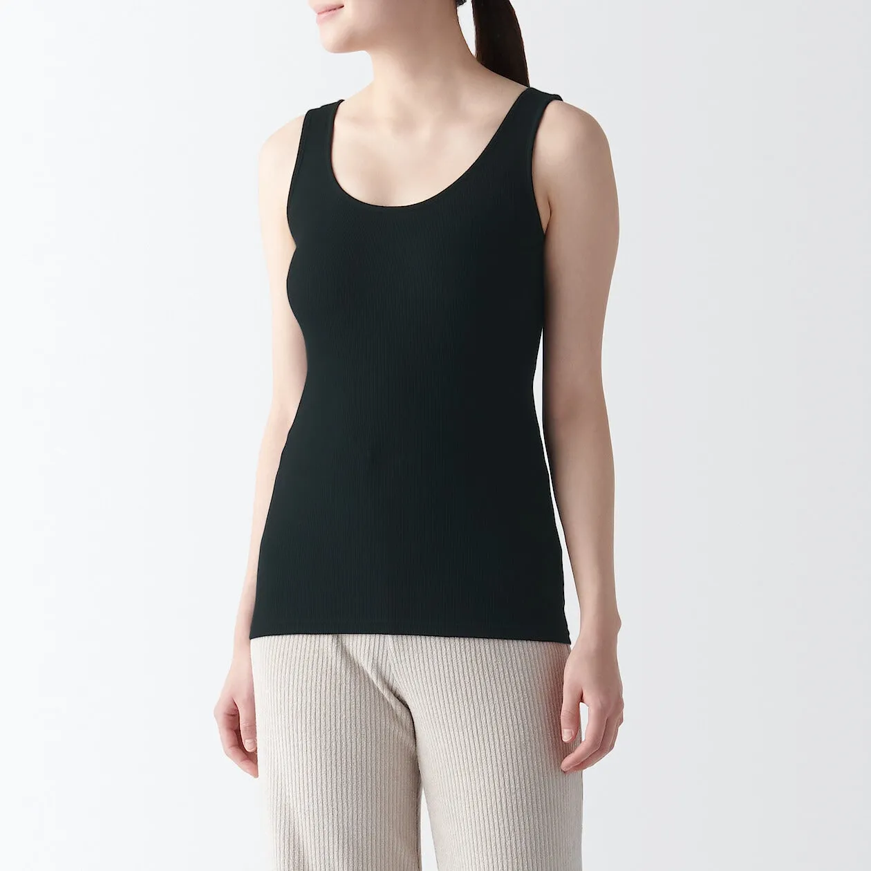 Cotton Ribbed Tank Top