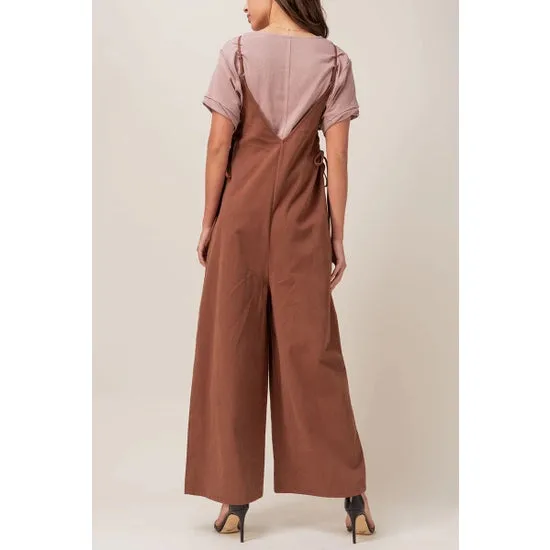 Cotton Wide Leg Jumpsuit