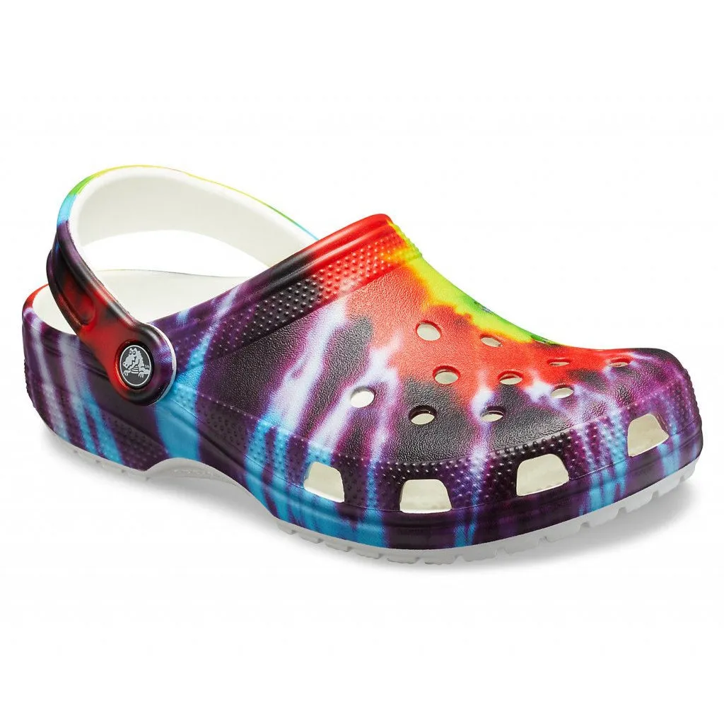 Crocs Classic Tie Dye Graphic Clogs