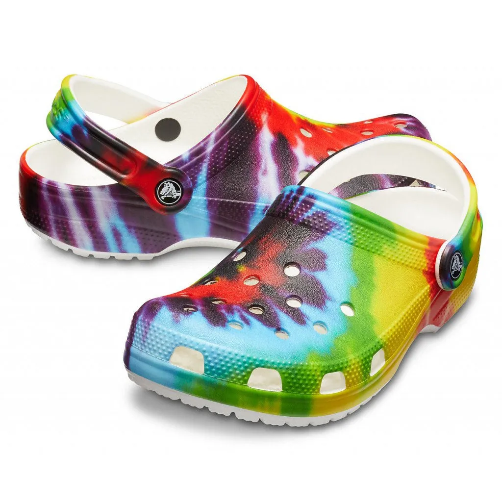 Crocs Classic Tie Dye Graphic Clogs