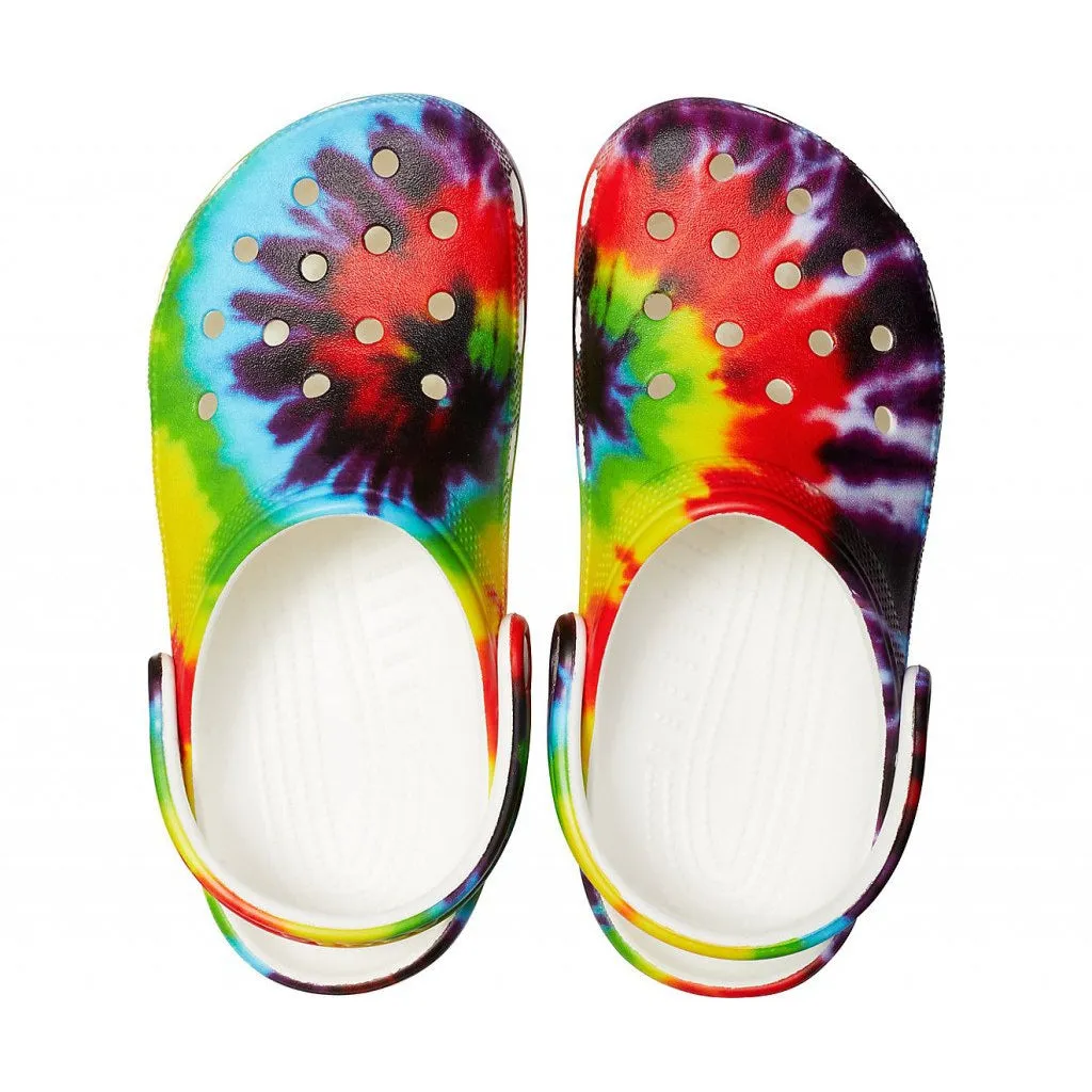 Crocs Classic Tie Dye Graphic Clogs