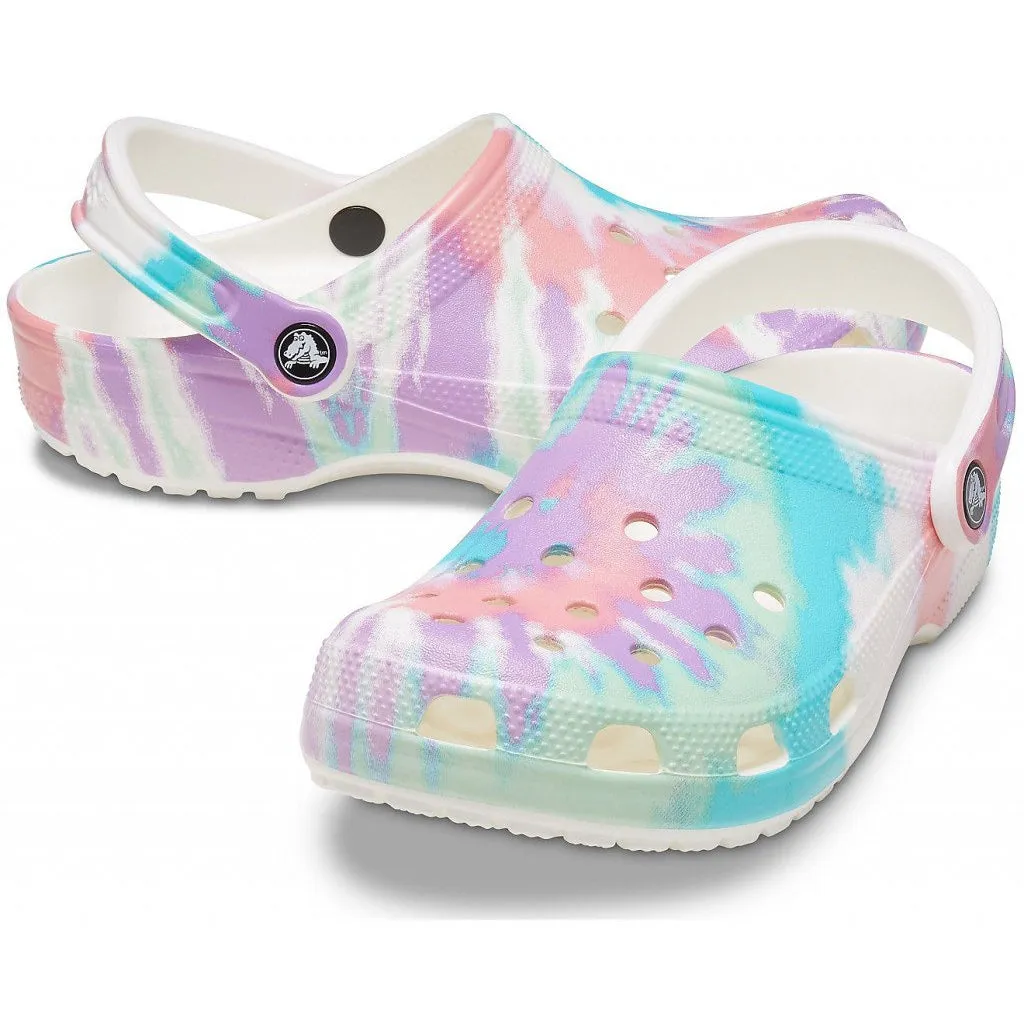 Crocs Classic Tie Dye Graphic Clogs