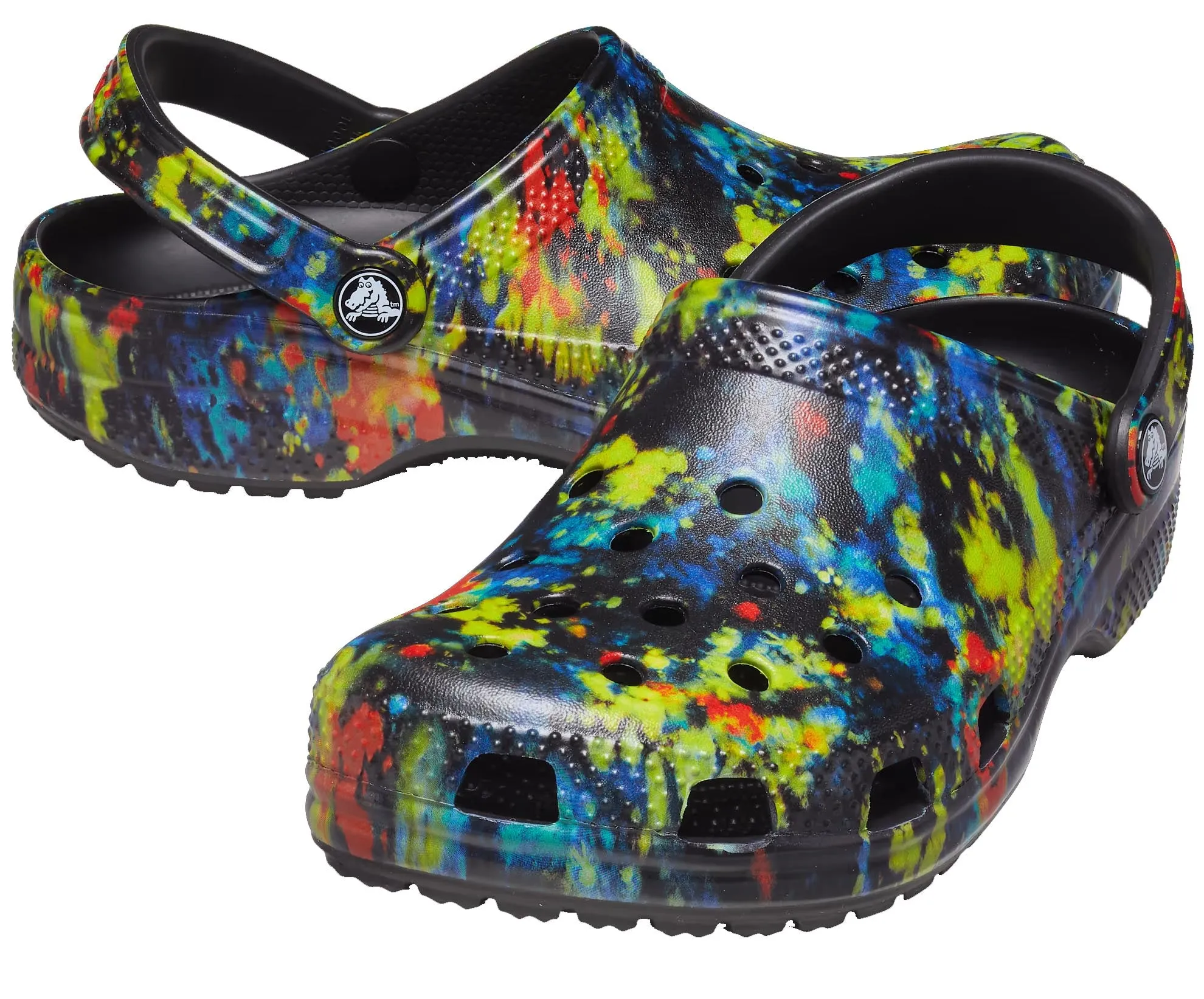 Crocs Classic Tie Dye Graphic Clogs