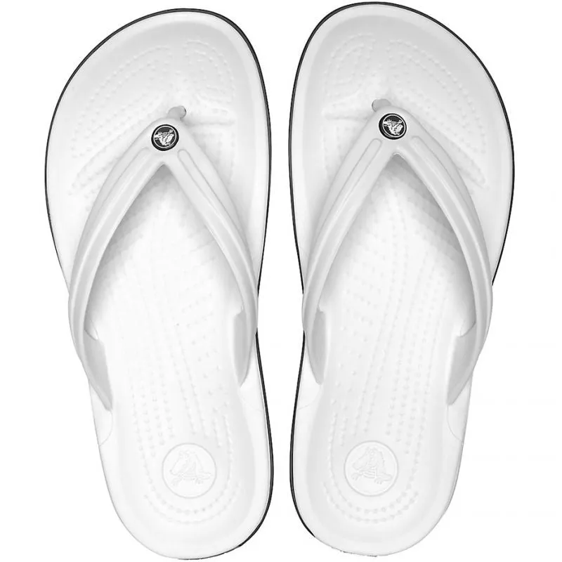 Crocs Unisex Crocband Flip-Flops - White