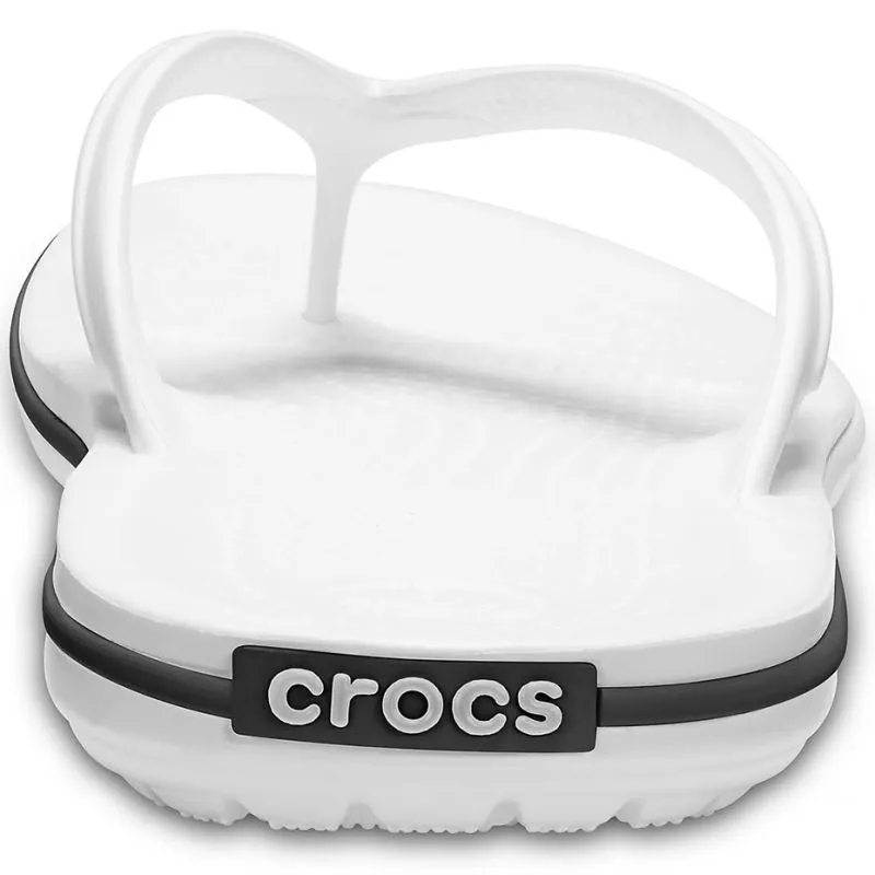 Crocs Unisex Crocband Flip-Flops - White