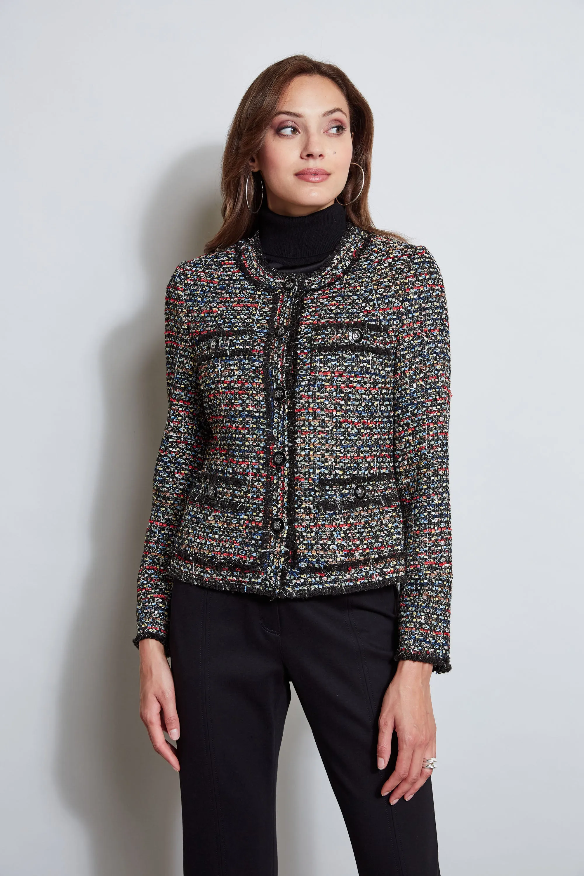 Cropped Tweed Jacket