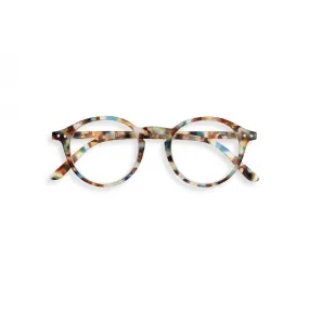 #D Reading Glasses (Blue Tortoise)