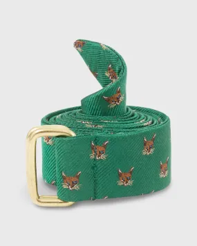 D-Ring Belt in Green Fox Club