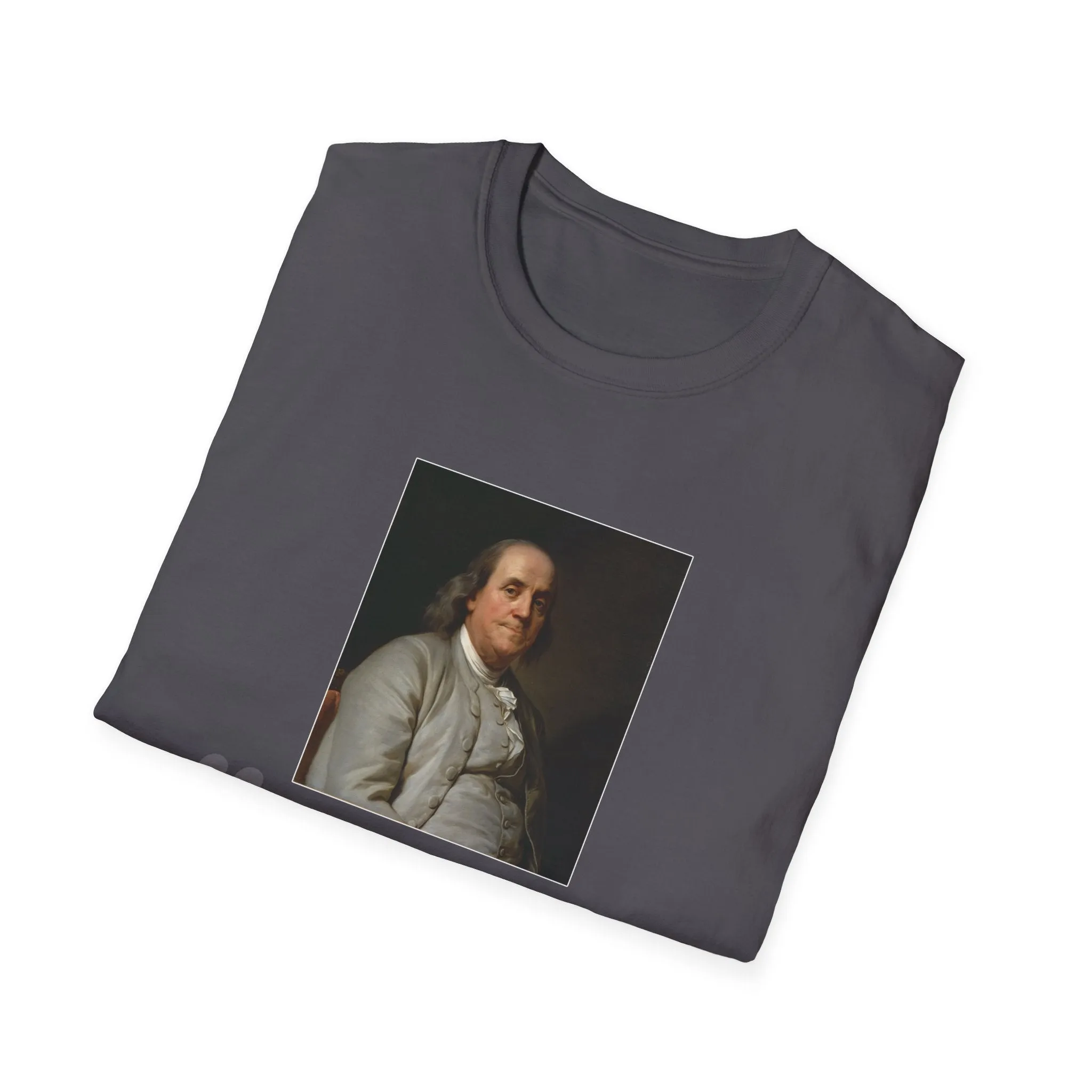 Democracy is Two Wolves and a Lamb-Benjamin Franklin, Men's Lightweight Fashion Tee