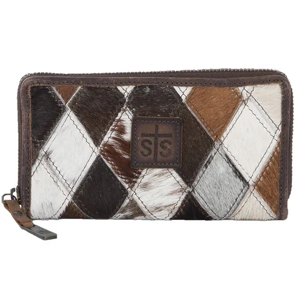 Diamond Cowhide Bifold Wallet