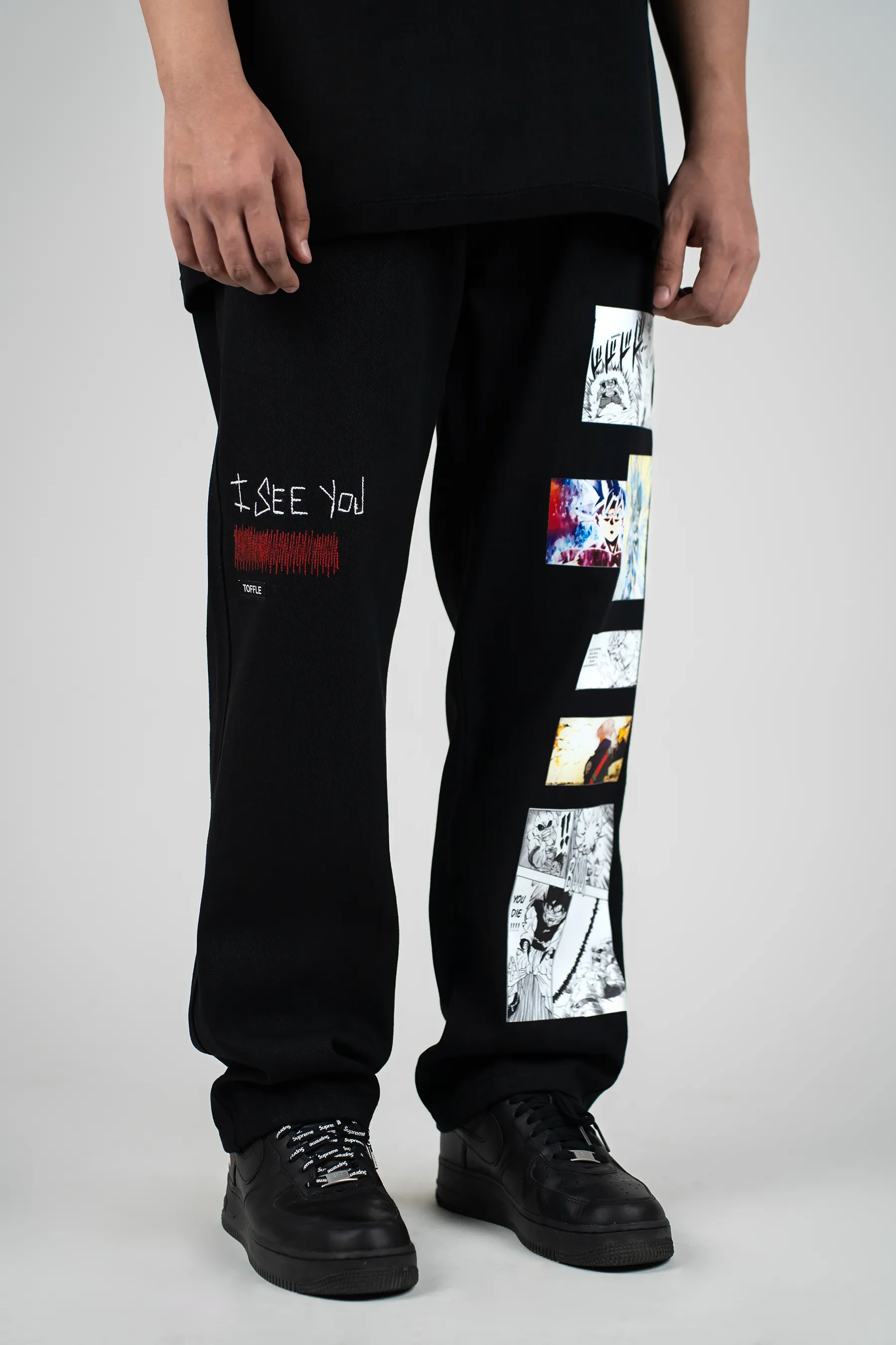 Earthtone Black Denims