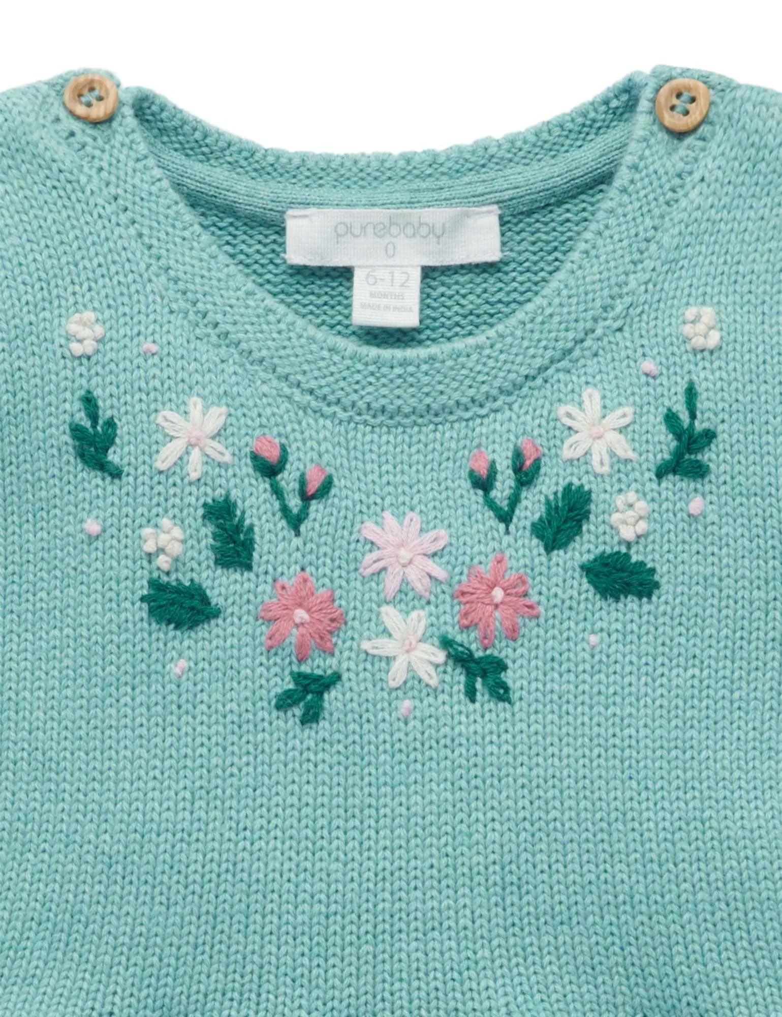 EMBROIDERED FLOWER DRESS