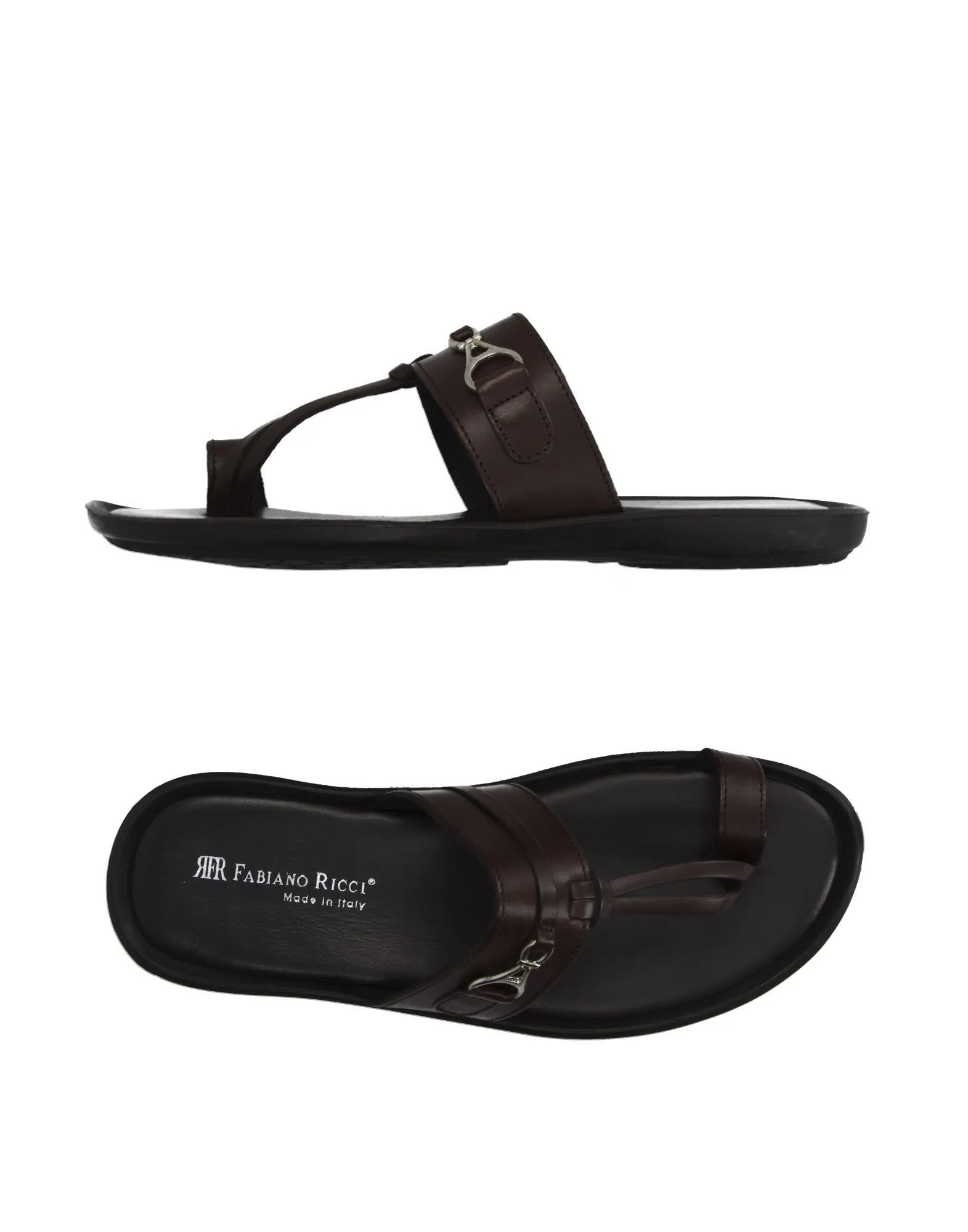 FABIANO RICCI - Round Towline Sandals - Brown