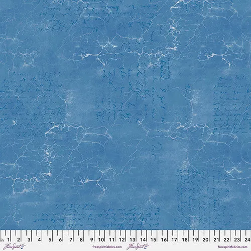 Fabric MOONSTONE, PWTH128.MOONSTONE, from Cracked Shadow Collection Designed by Tim Holtz for Free Spirit.