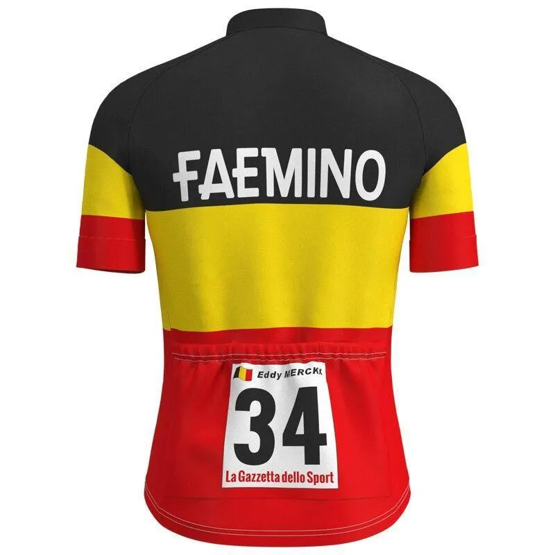 FAEMINO Retro Jersey Short Sleeve