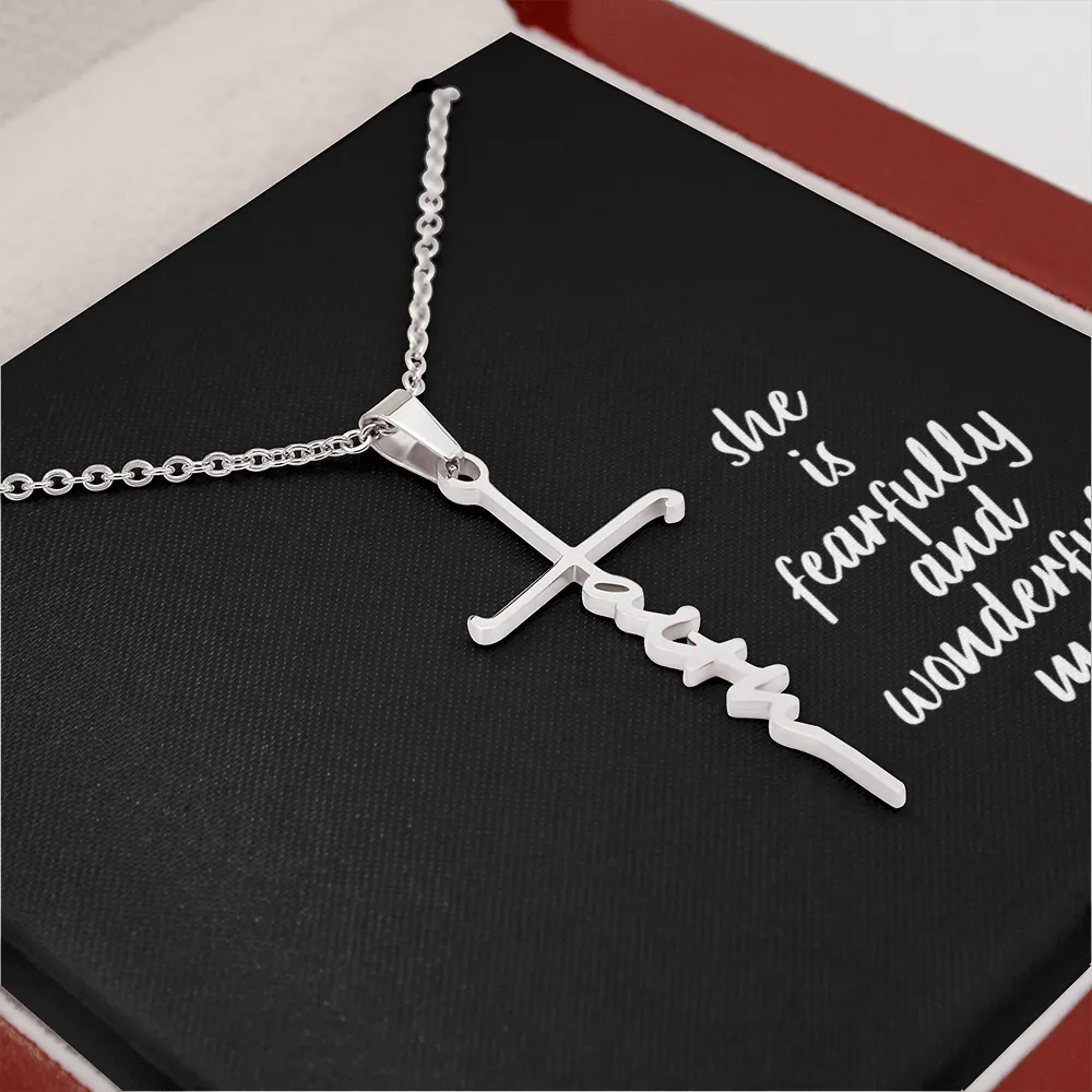 Fath Cross Necklace She is