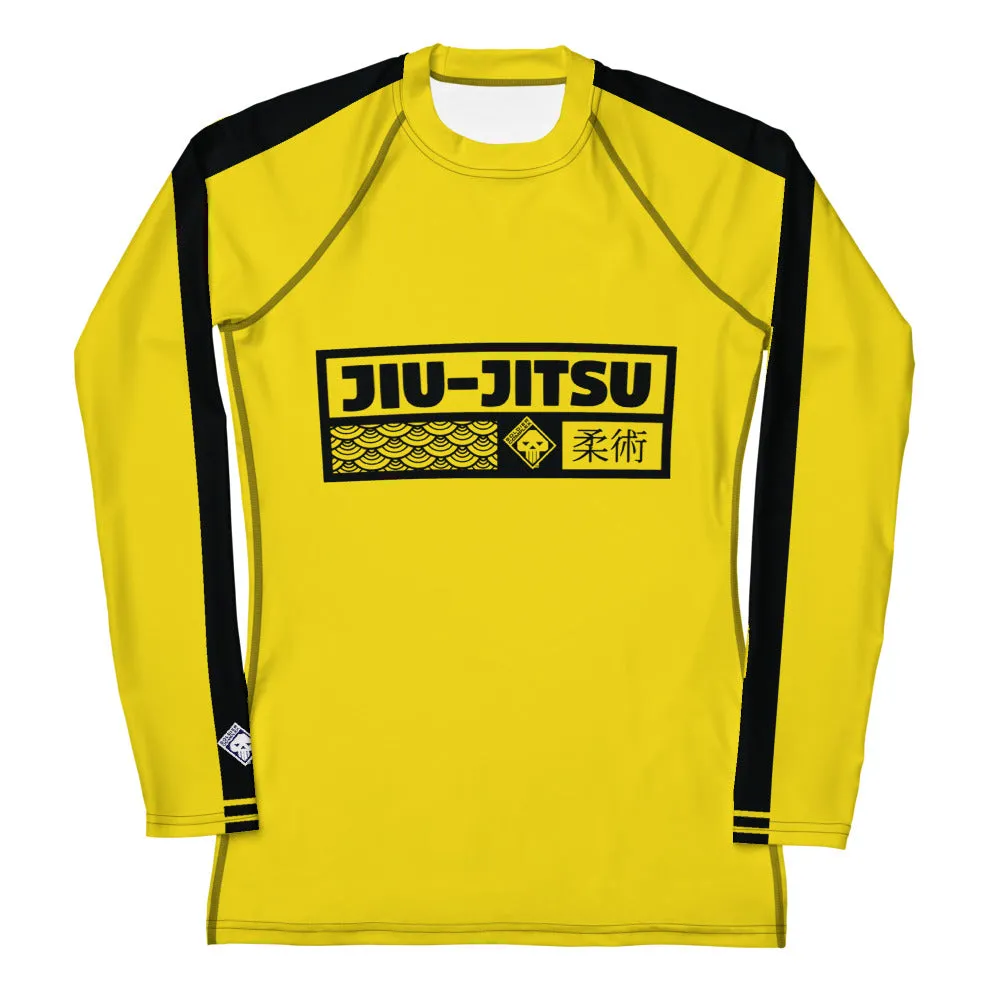 Fierce Femme Fatale: Women's Long Sleeve Kill Bill Bruce Lee BJJ Rash Guard - Jiu-Jitsu 028