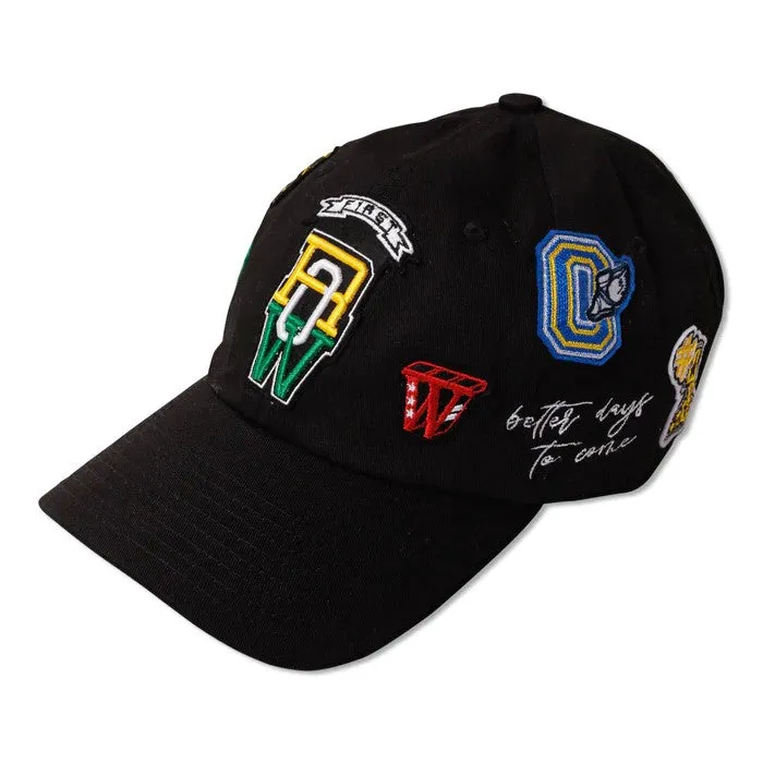 FIRST ROW Multi Patch Cap - Black