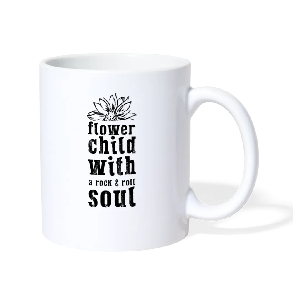 Flower Child With A Rock n Roll Soul Coffee/Tea Mug