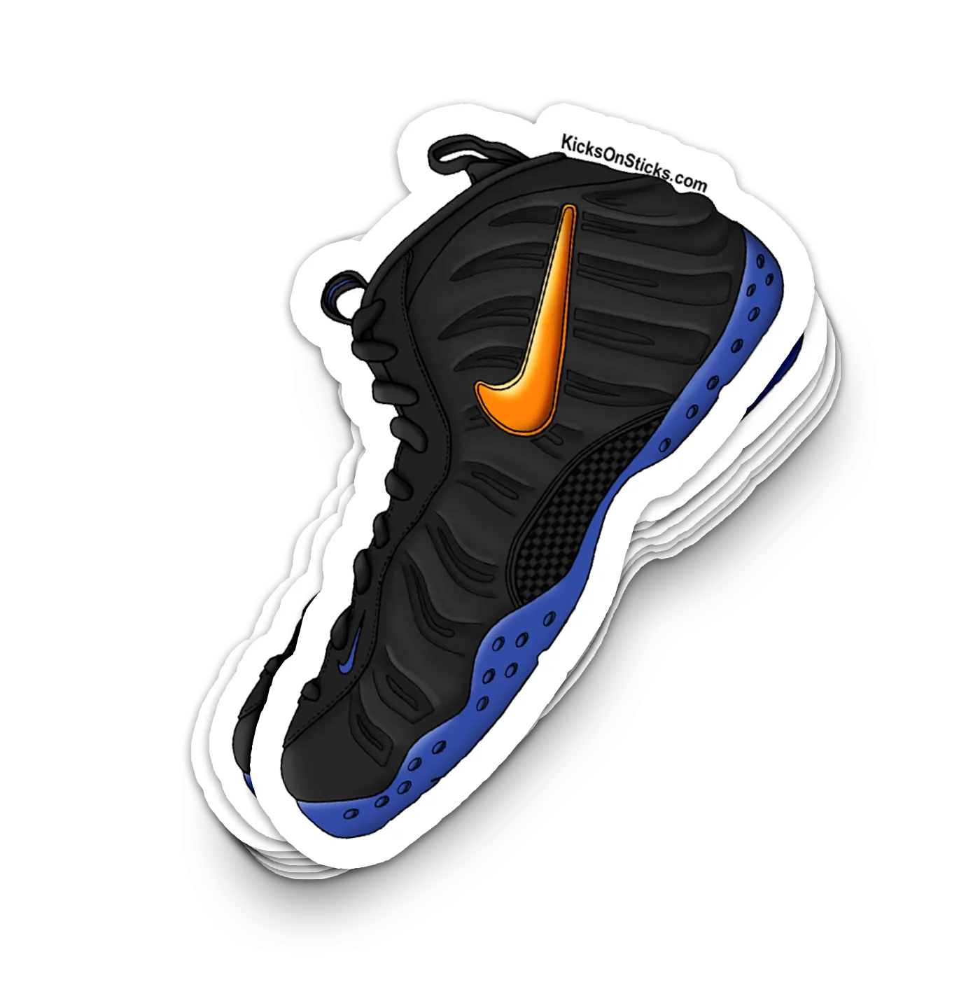 Foamposite Pro "Knicks" Sneaker Sticker