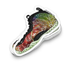 Foamposite "Beijing" Sneaker Sticker