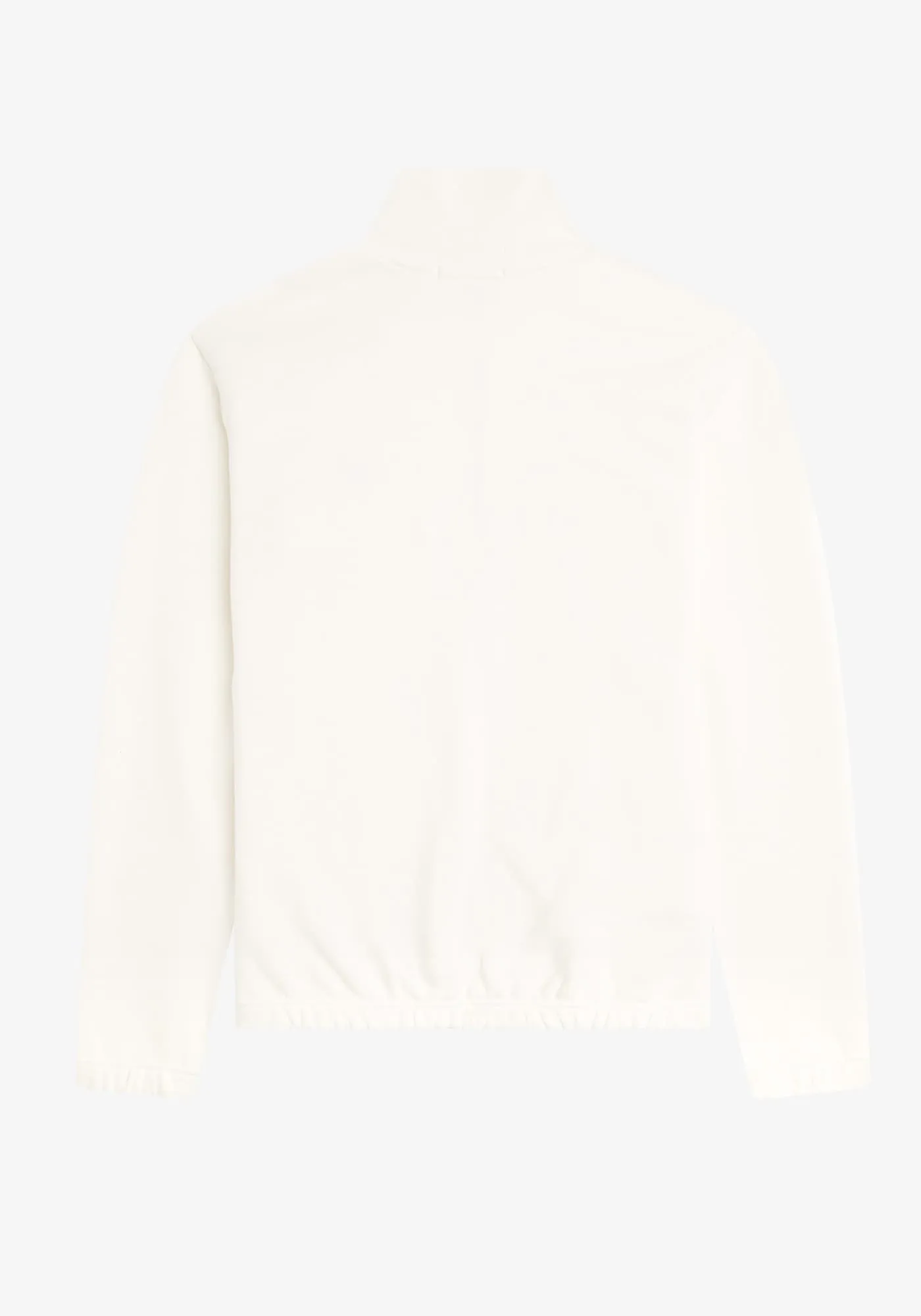 FRED PERRY Reissues Half-Zip Funnel Neck Sweatshirt Snow White