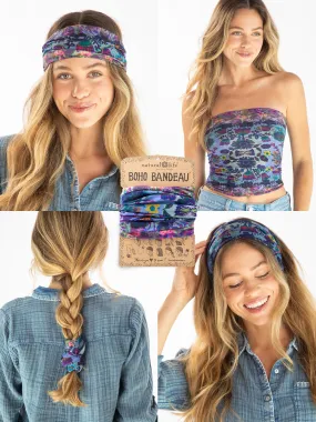 Full Boho Bandeau® Headband - Border Folk Garden