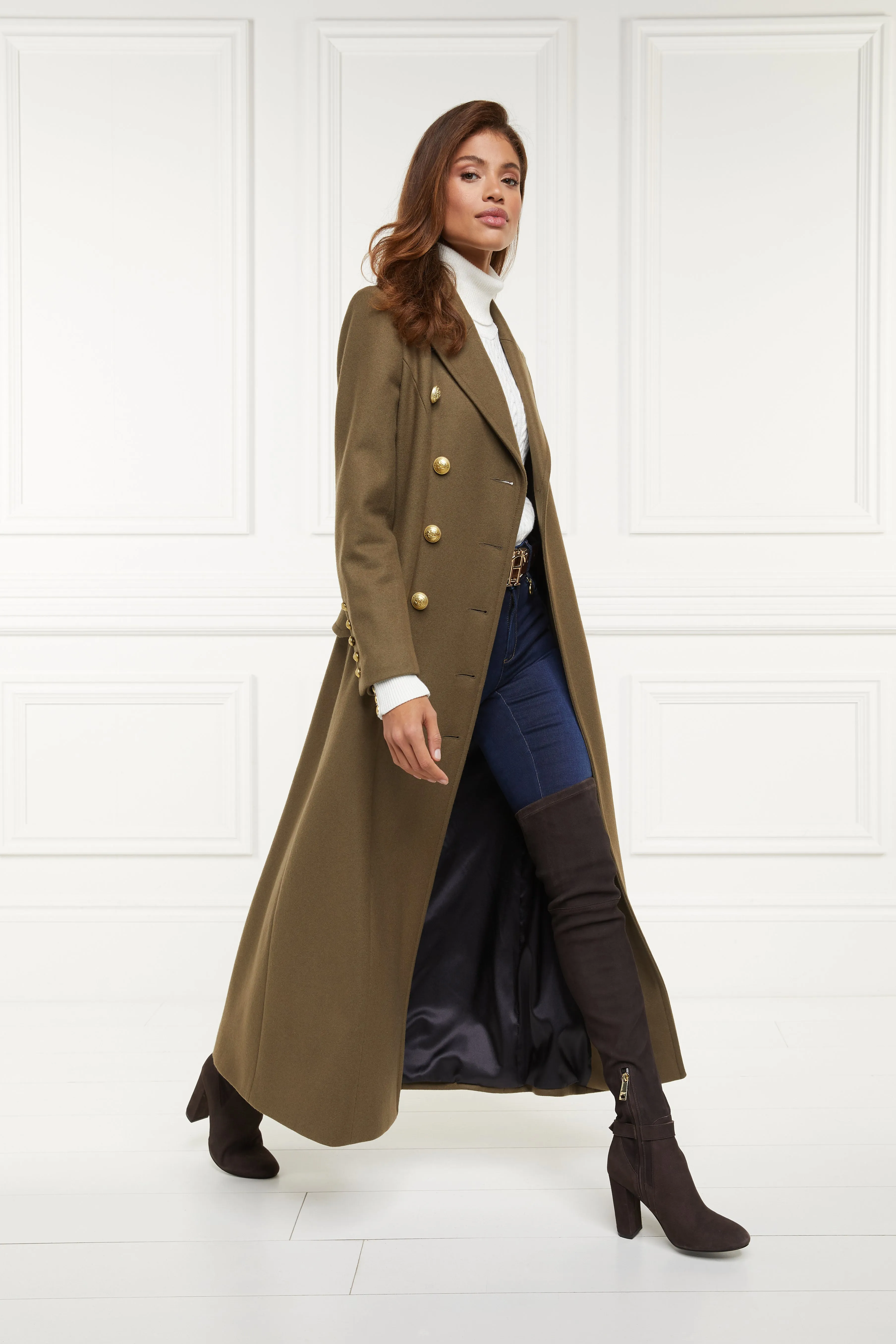 Full Length Imperial Military Coat (Khaki)