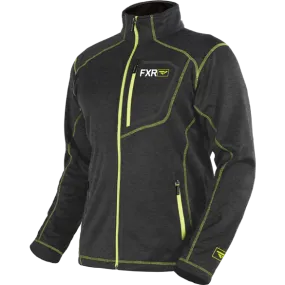 FXR Elevation Tech Zip Fleece Char/Hi Vis