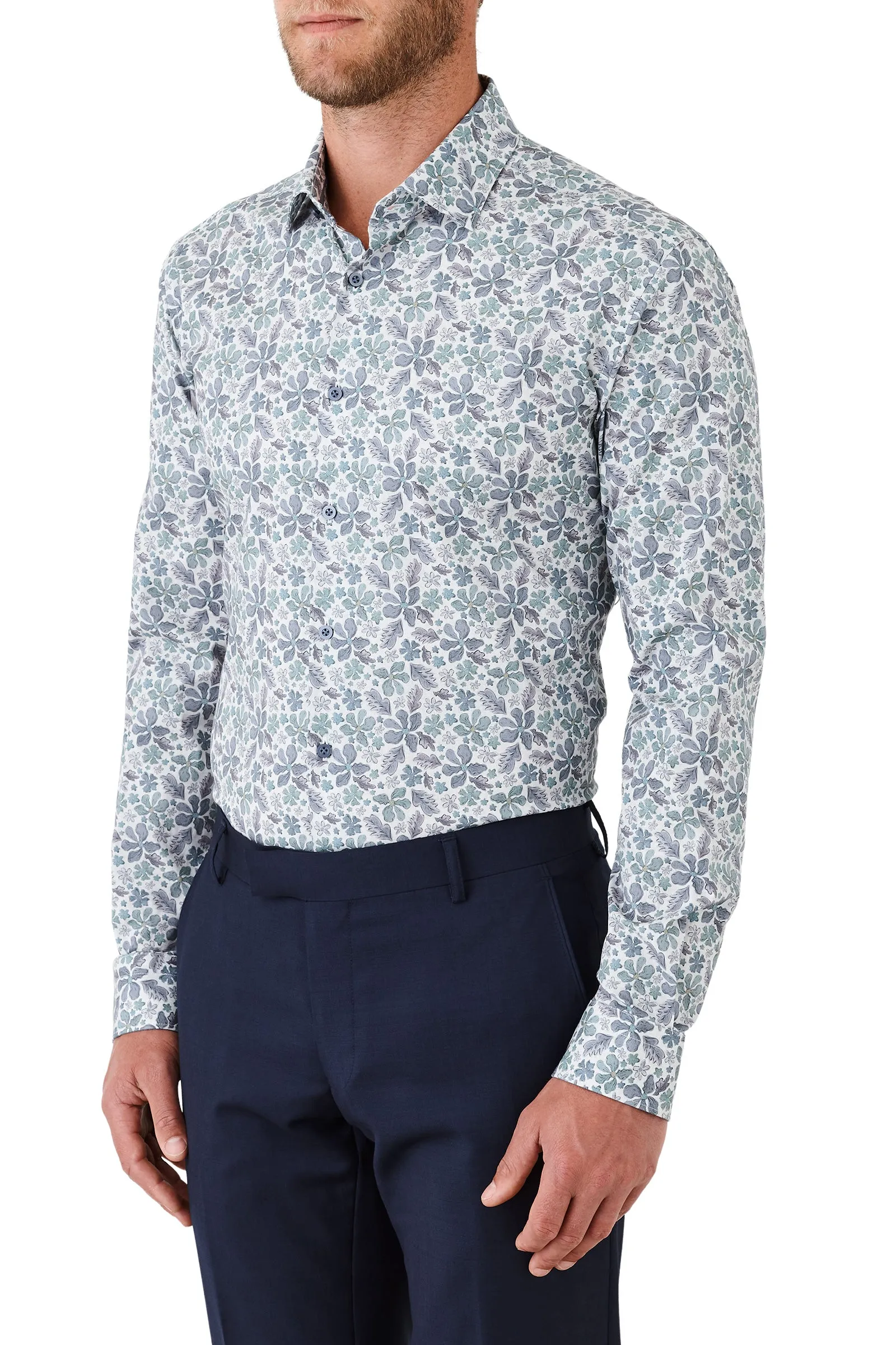 Gibson - Motion Shirt - Pastel Floral Multi