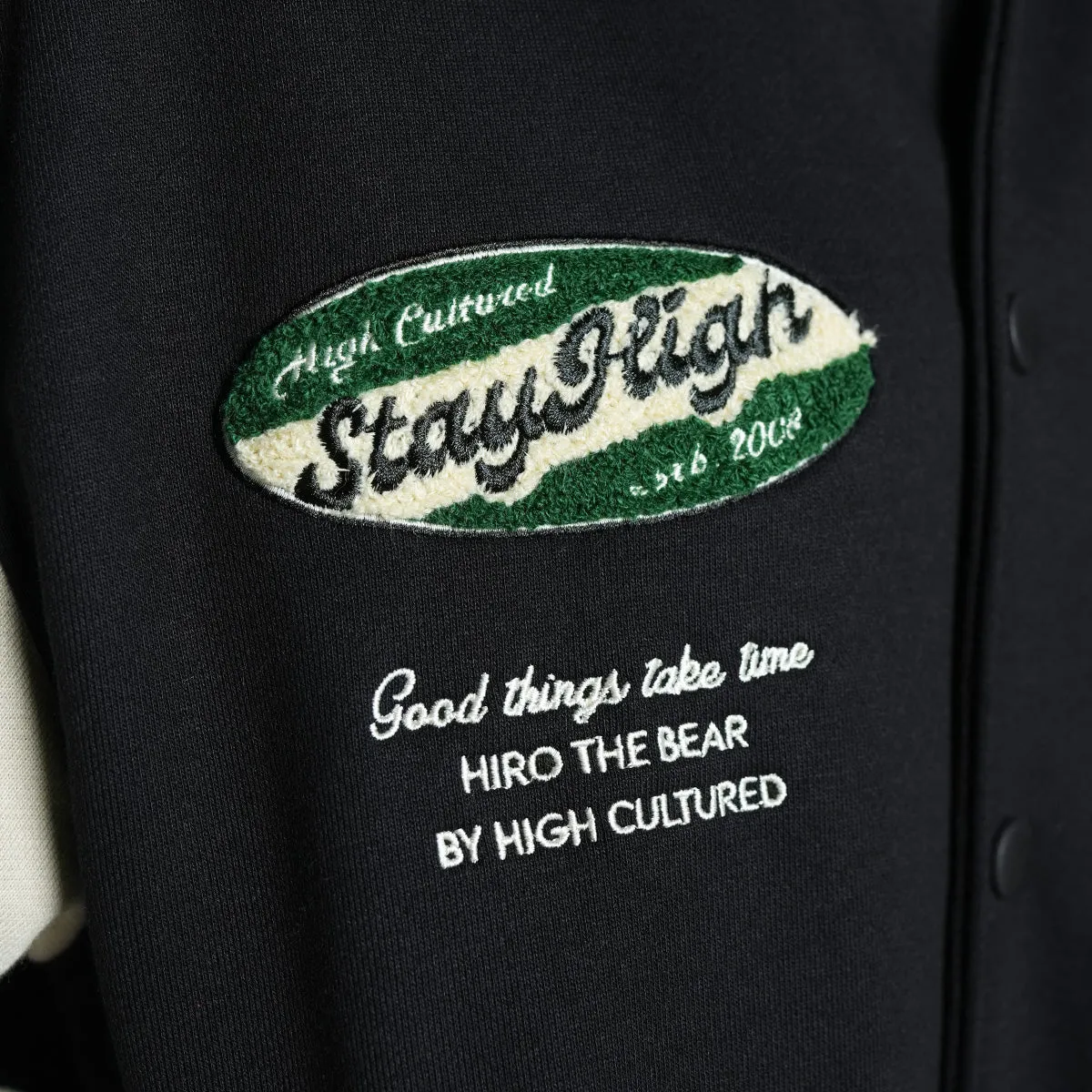 Good Things Take Time Hiro Varsity Jacket - 121