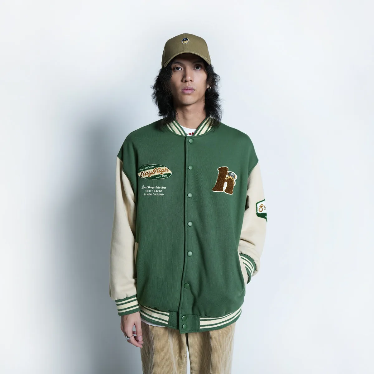 Good Things Take Time Hiro Varsity Jacket - 121