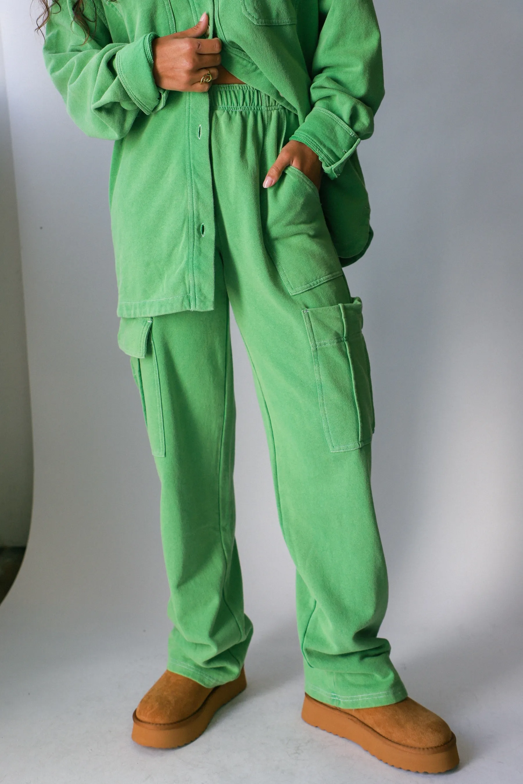 Green Terry Utility Set