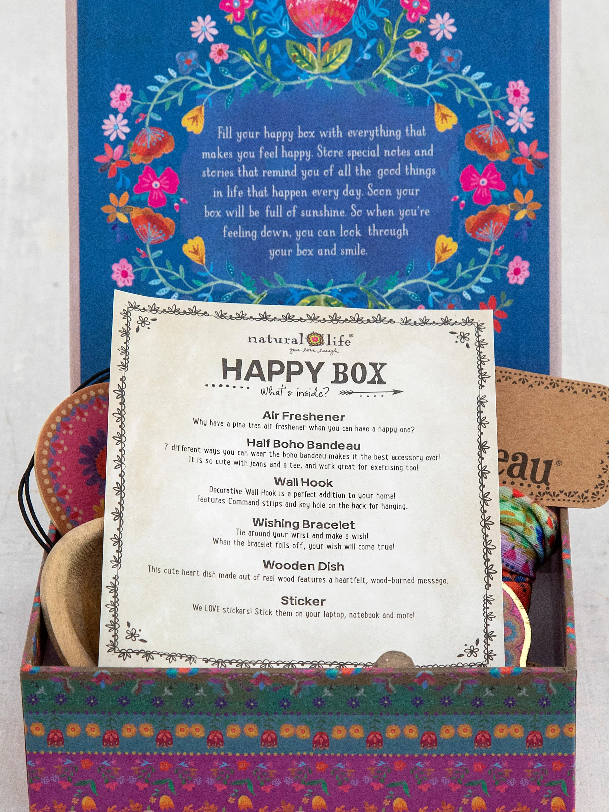 Happy Box Gift Set - Folk Heart