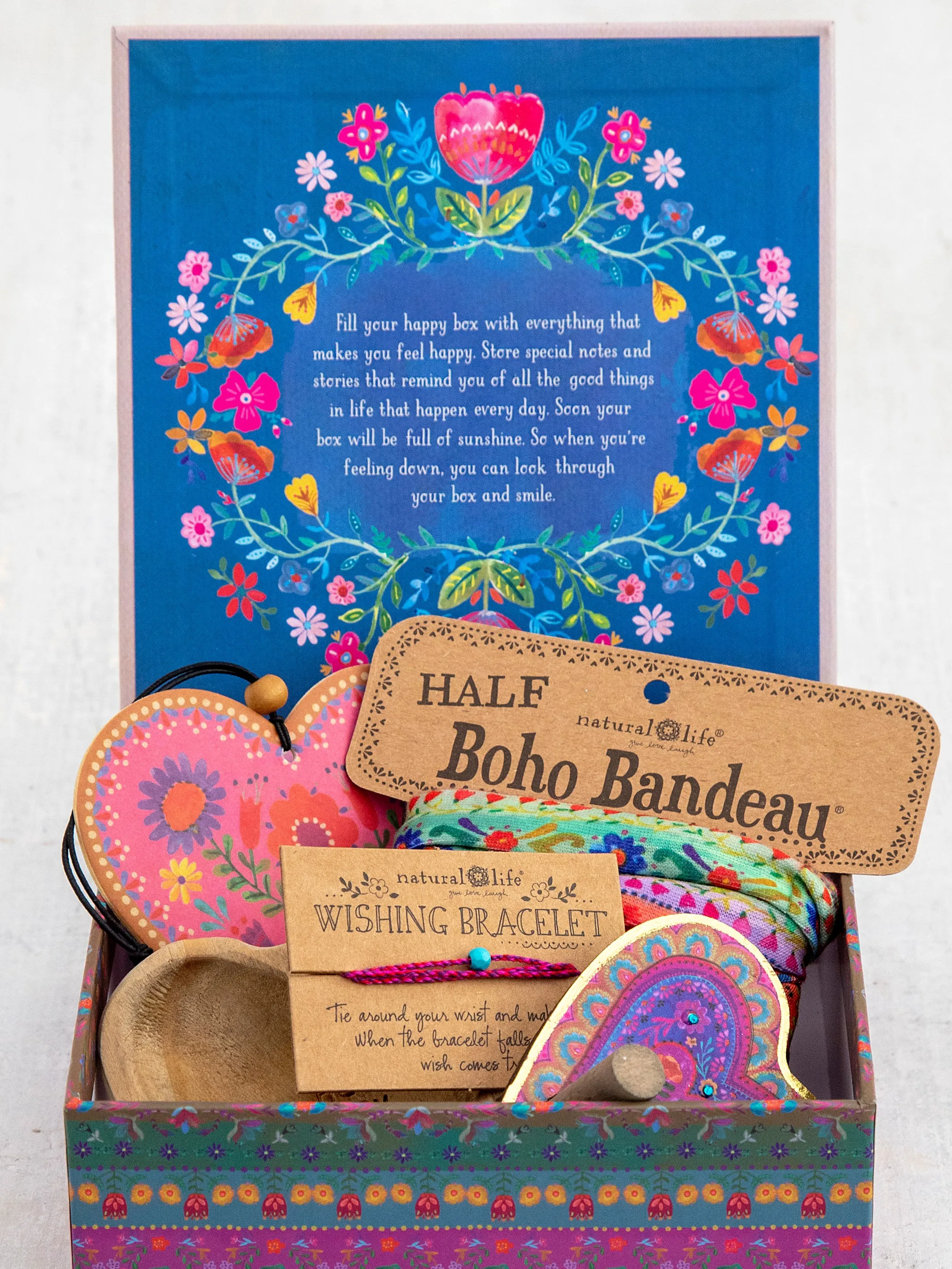 Happy Box Gift Set - Folk Heart