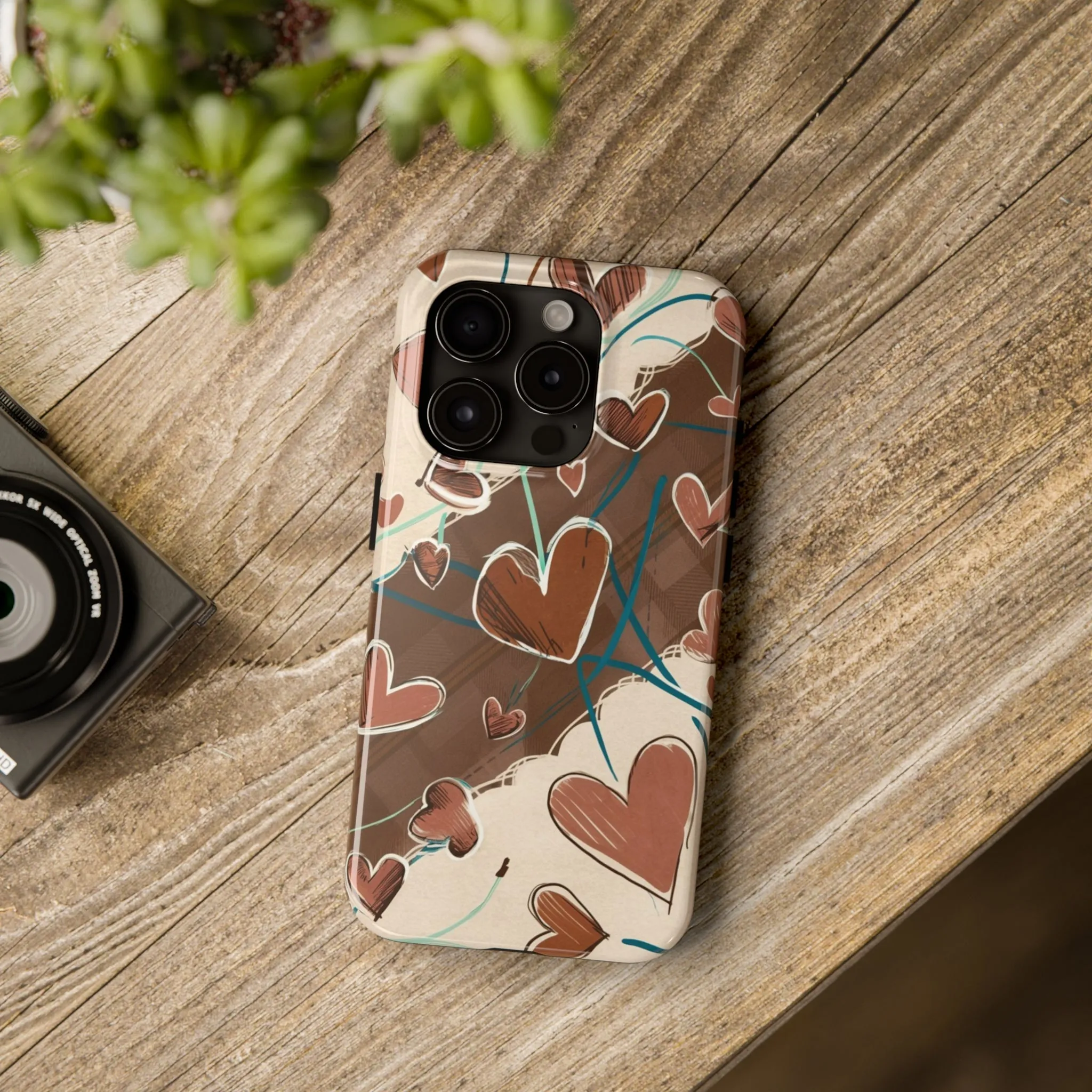 Hearts au Naturel - Tough Phone Cases