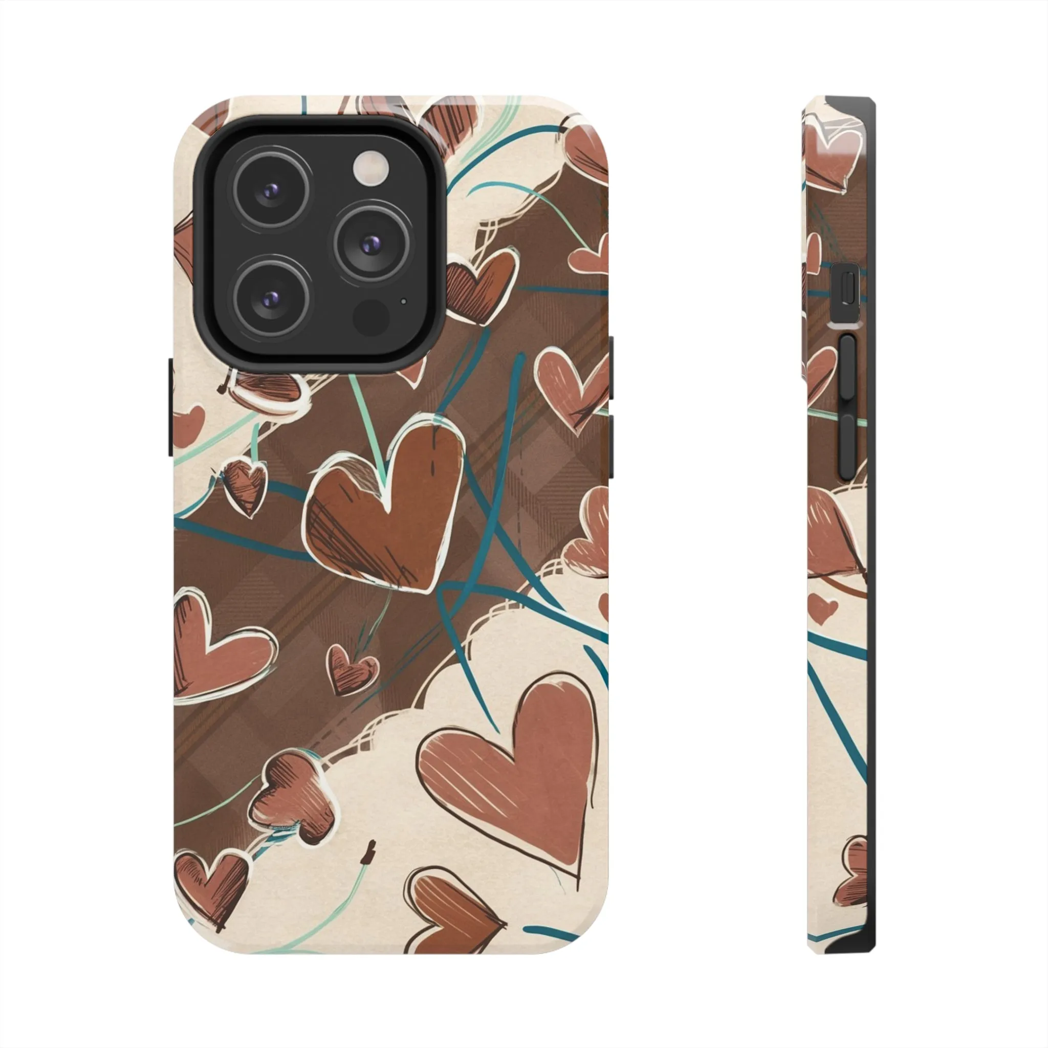 Hearts au Naturel - Tough Phone Cases