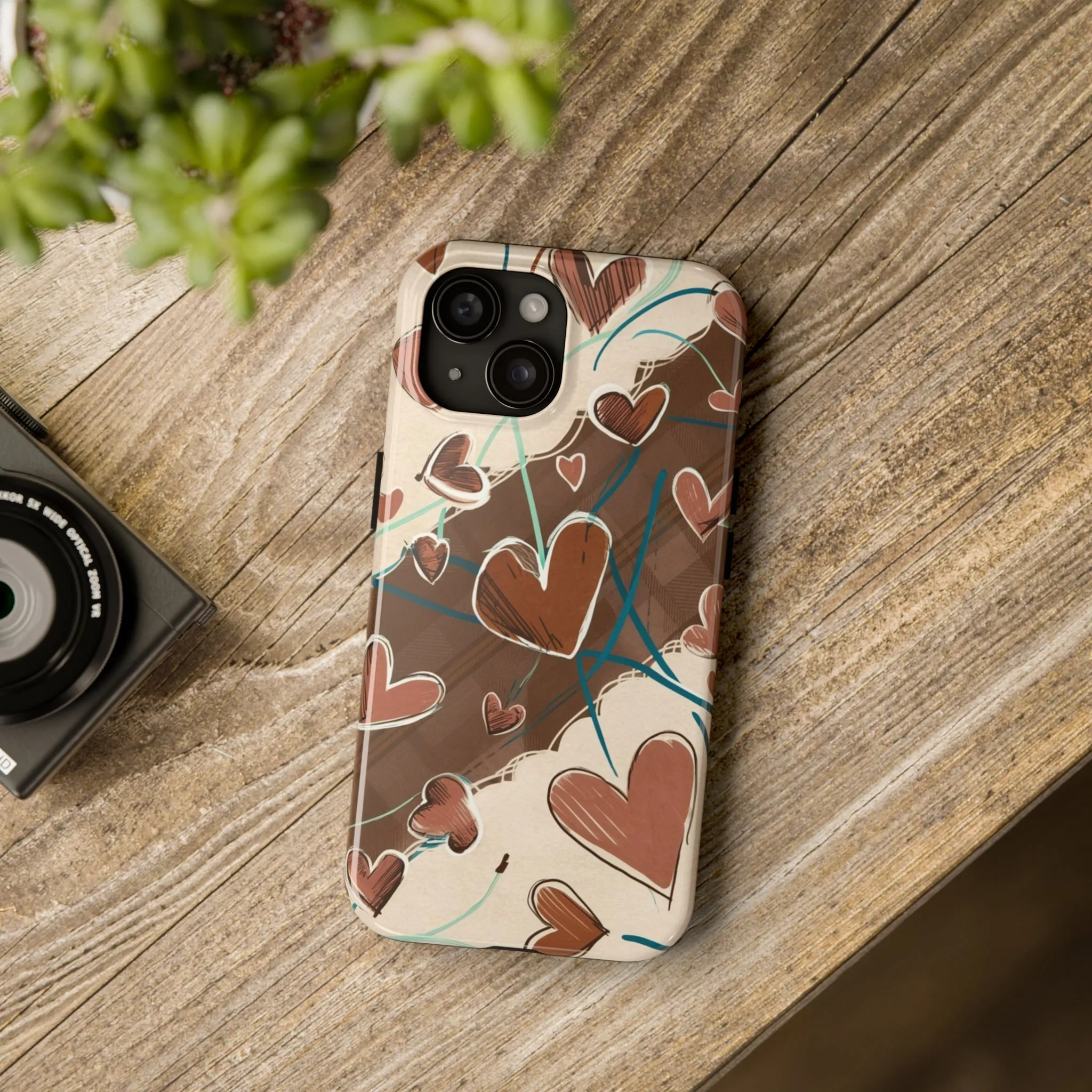 Hearts au Naturel - Tough Phone Cases