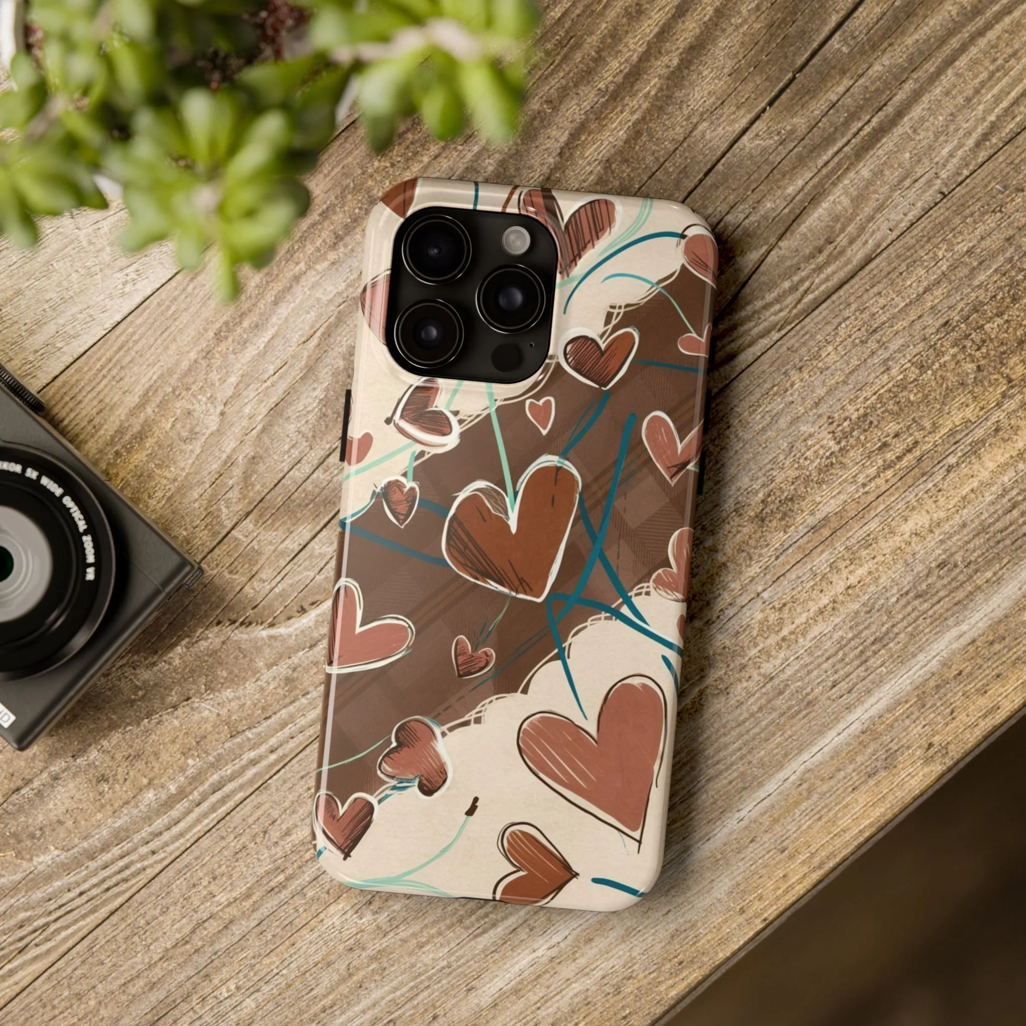 Hearts au Naturel - Tough Phone Cases