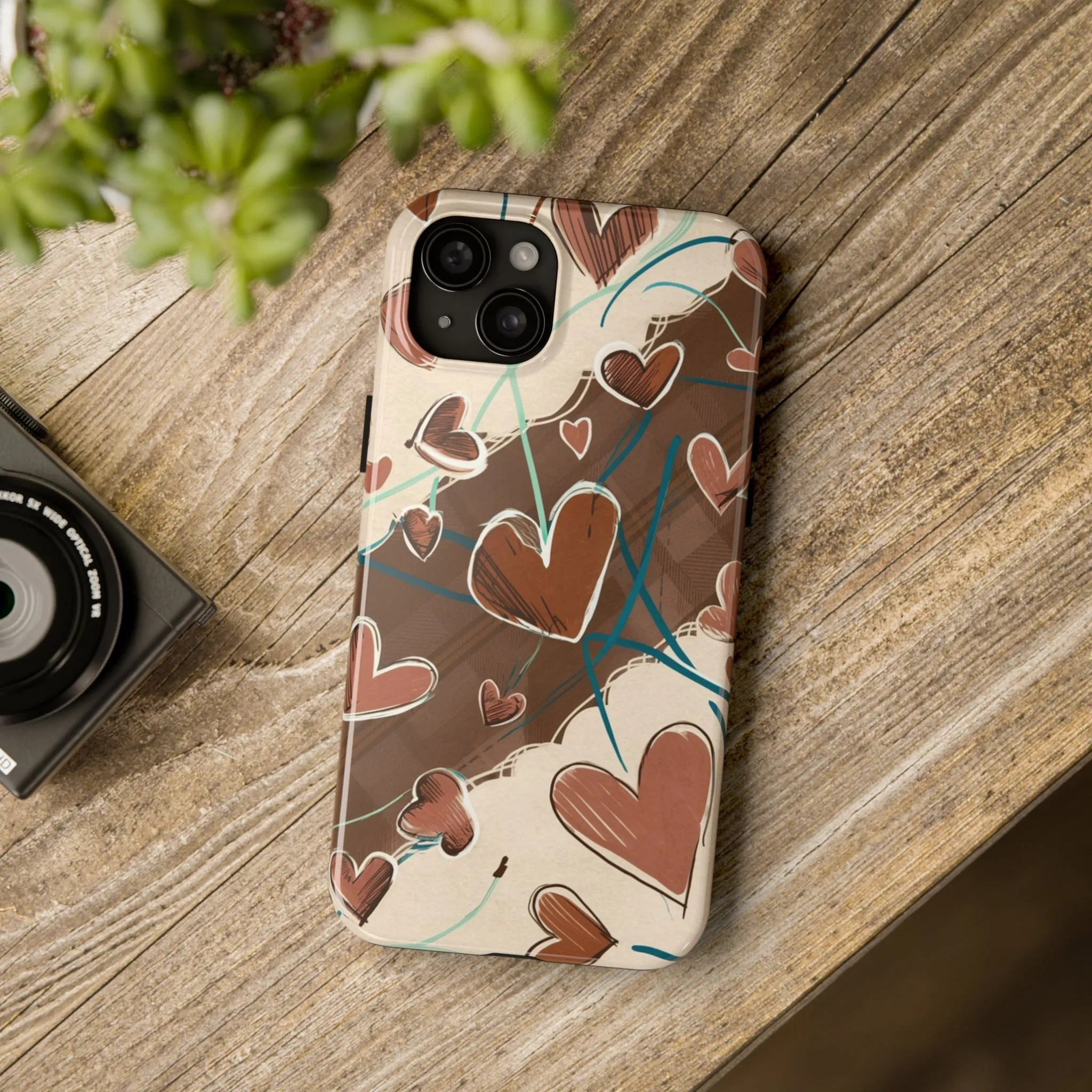 Hearts au Naturel - Tough Phone Cases