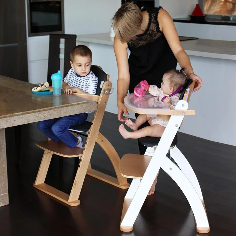 High Chair - Babyhood Kaylula Ava Forever White Beech